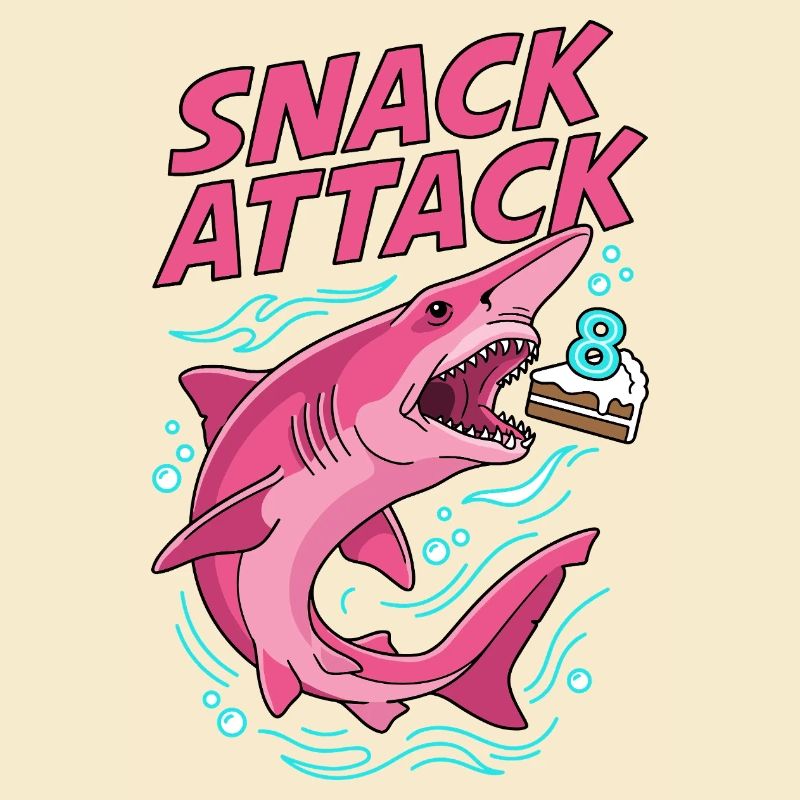 Snack Attack 8th Birthday Shark