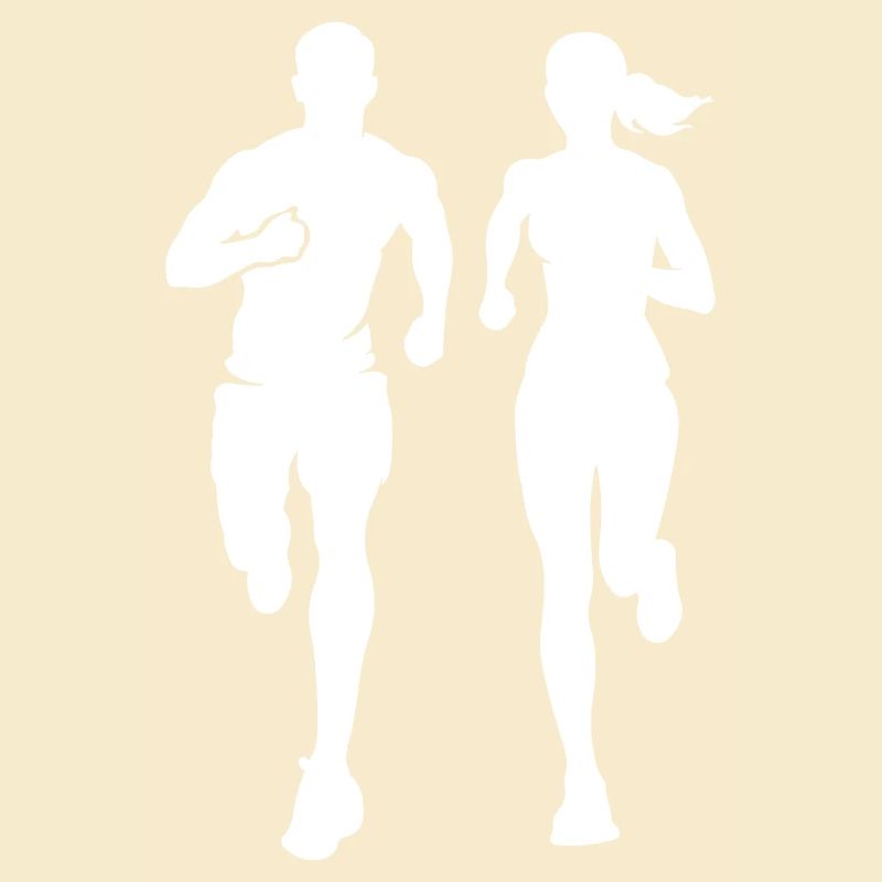 Marathon par équipe Marathon Silhouette