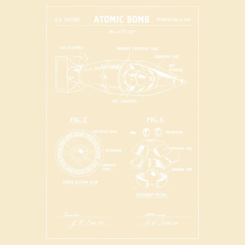 Esquisse du plan de la bombe atomique
