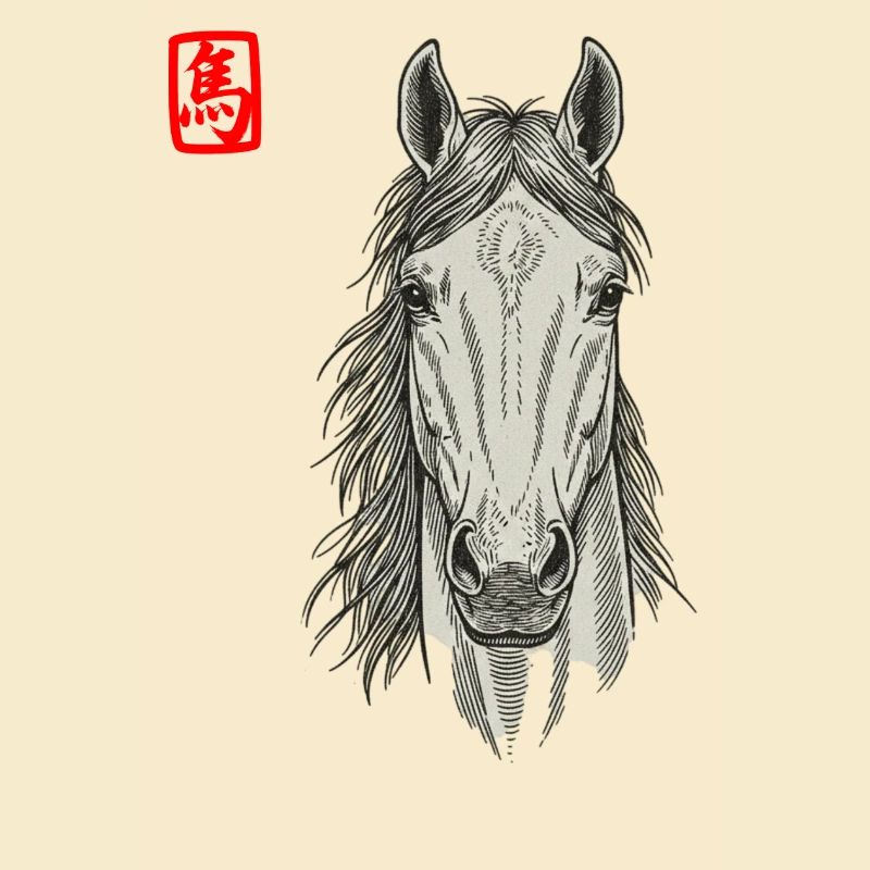 Pferd Asiatisch