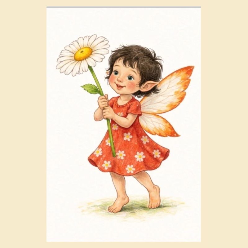 Daisy Fee mit Blume