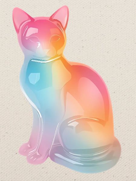Regenbogenkatze Prisma