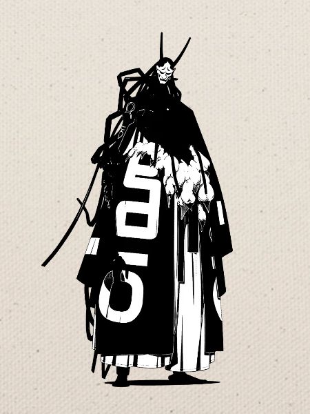 Samurai Cyberpunk – Futuristischer Ronin