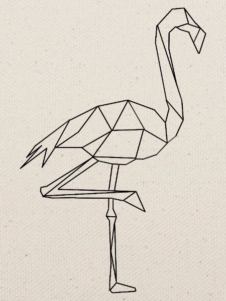 Flamingo Geometrisch