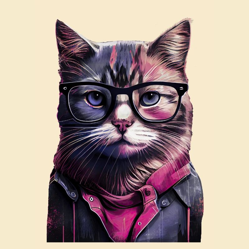 Hipster-Katze Willow