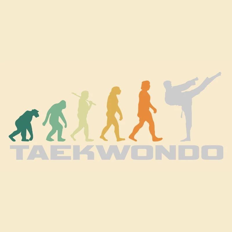 Taekwondo Style rétro - Evolution Man