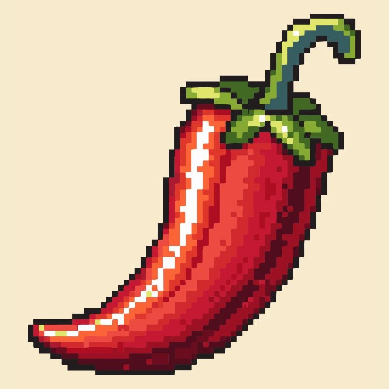 Chili Pixel Icon