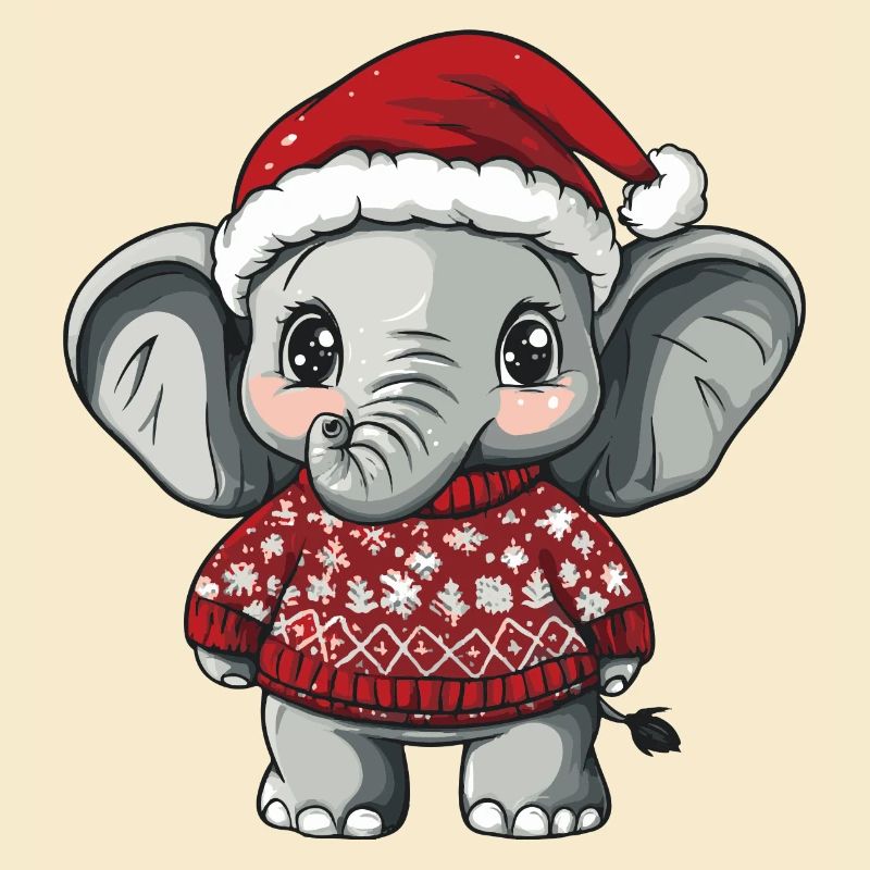 Bande dessinée de Noël gigantesque