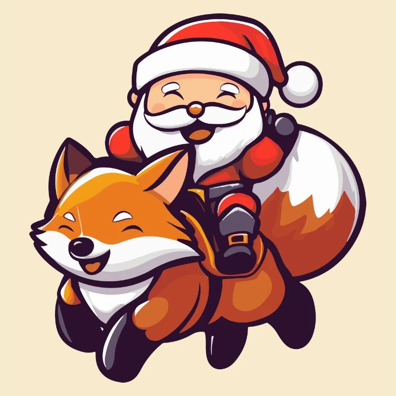 Fuchs Weihnachtsmann