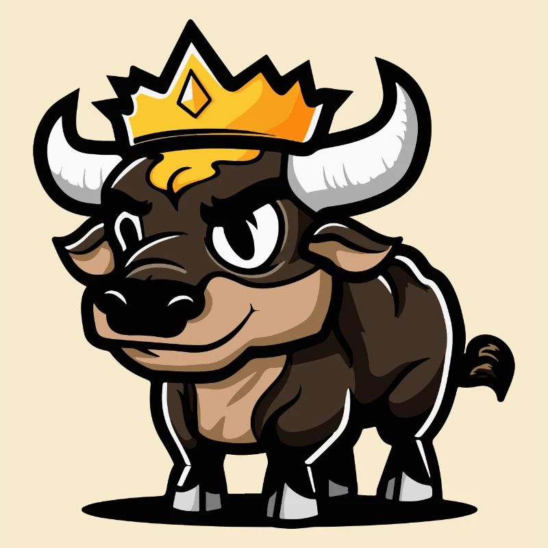 Stier Comic Krone