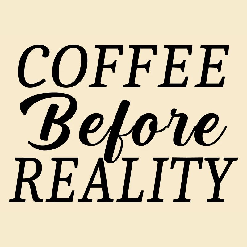 Kaffee vor der Realität