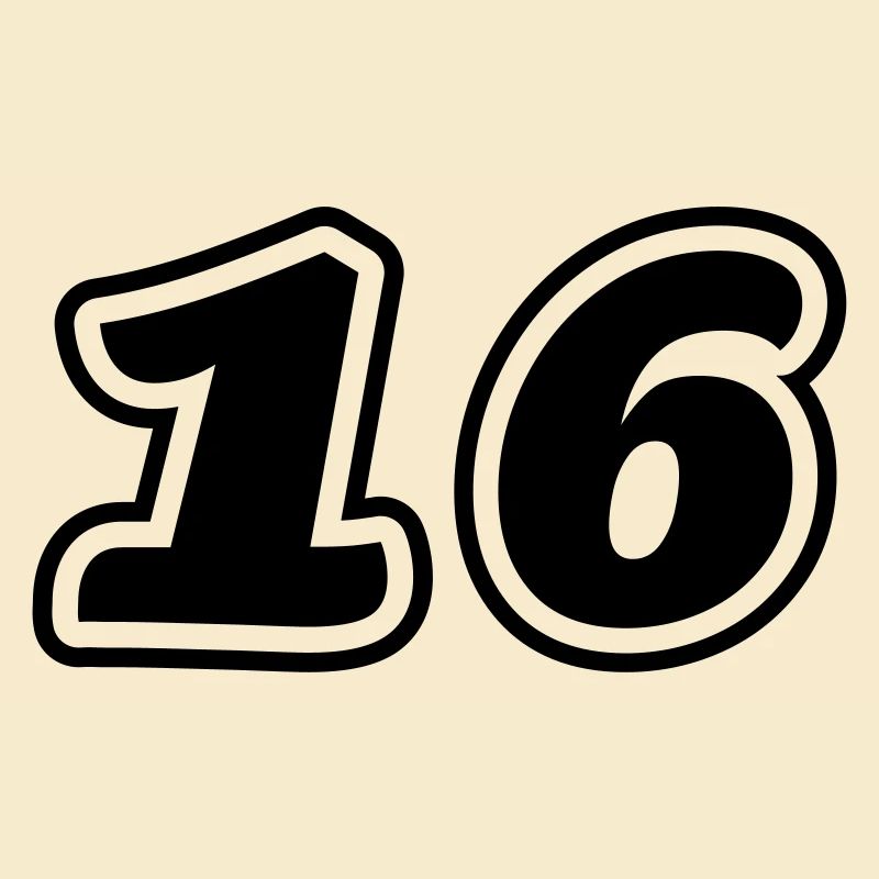 16 Zahl symbol