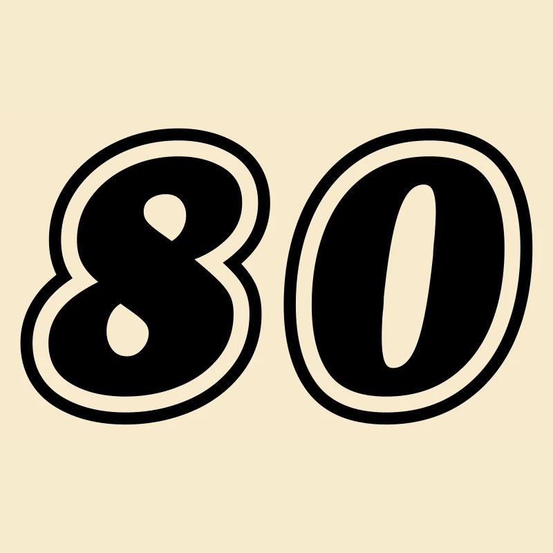 80 number symbol