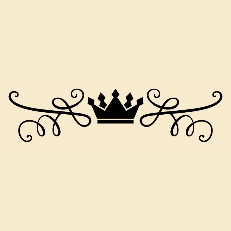 Krone Symbol Linie