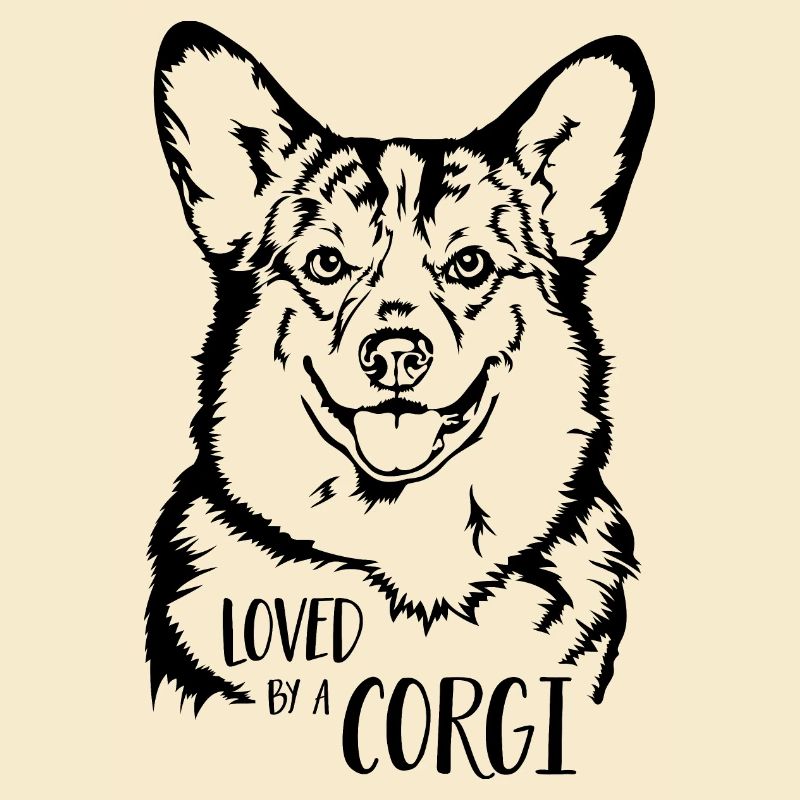 Loved by a Corgi Hunde Hund Welsh Corgi Wilsigns