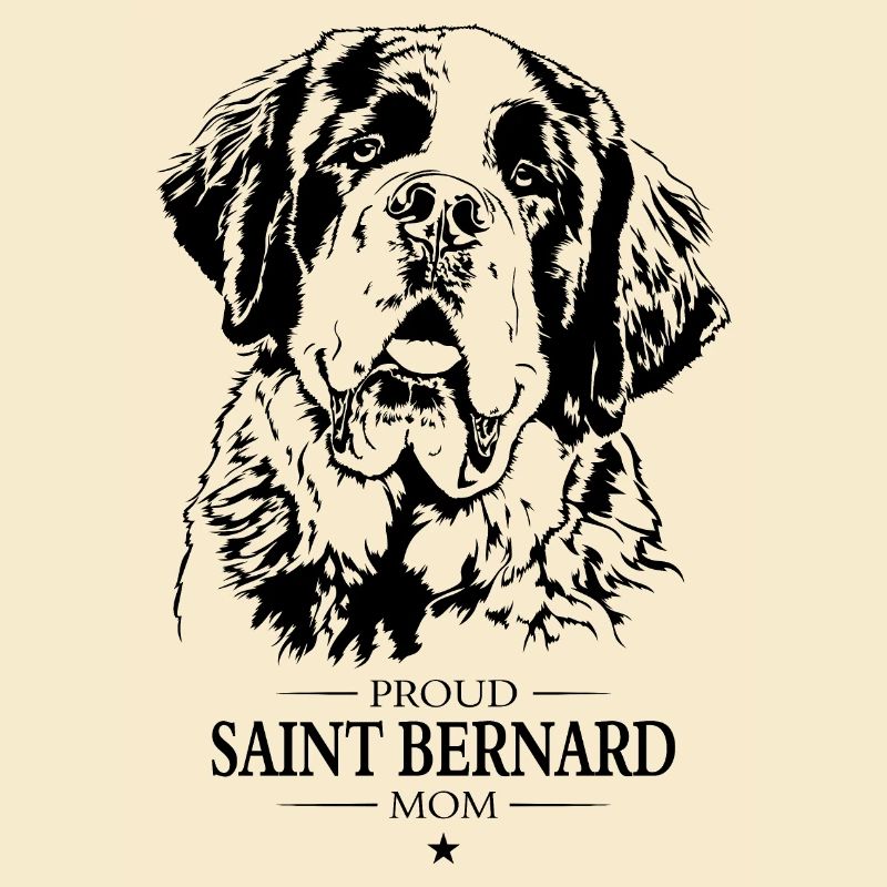 Saint Bernard Maman Chien Chien Saint Bernard Wilsigns