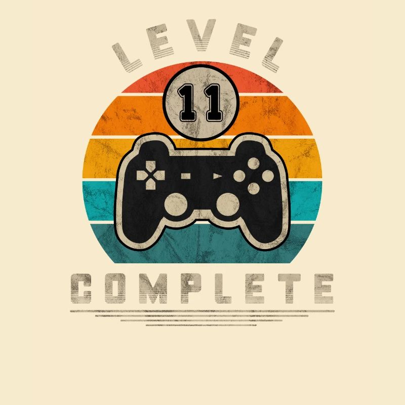 Level 11 Complete Retro Gaming Geek Gift Idea