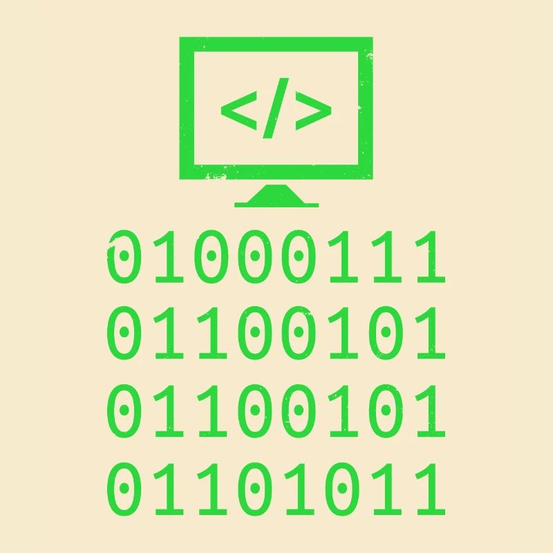 Programmieren von Binary Code Coding Gift