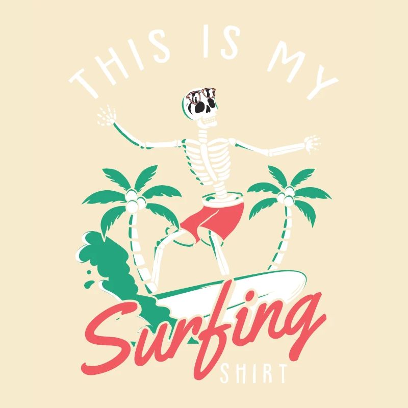 Surf surf surf surf surf planche de surf plage cadeau