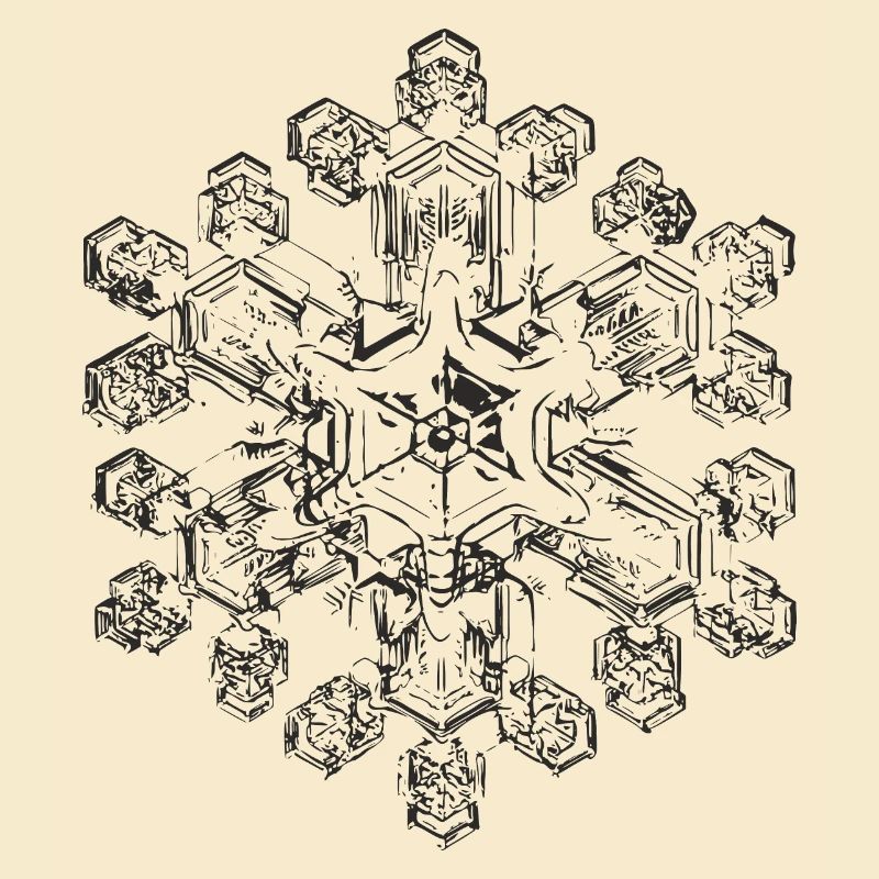 snowflake 9 black