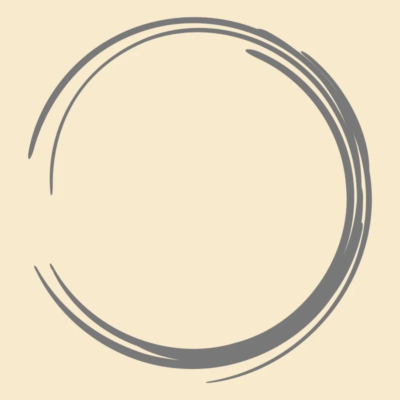 Dekorativer Kunst Ring oder Kreis als Rahmendesign