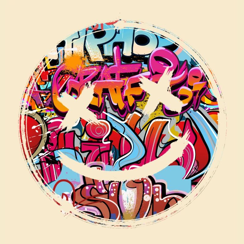 Graffiti style Splash hip hop couleurs peintre couleur