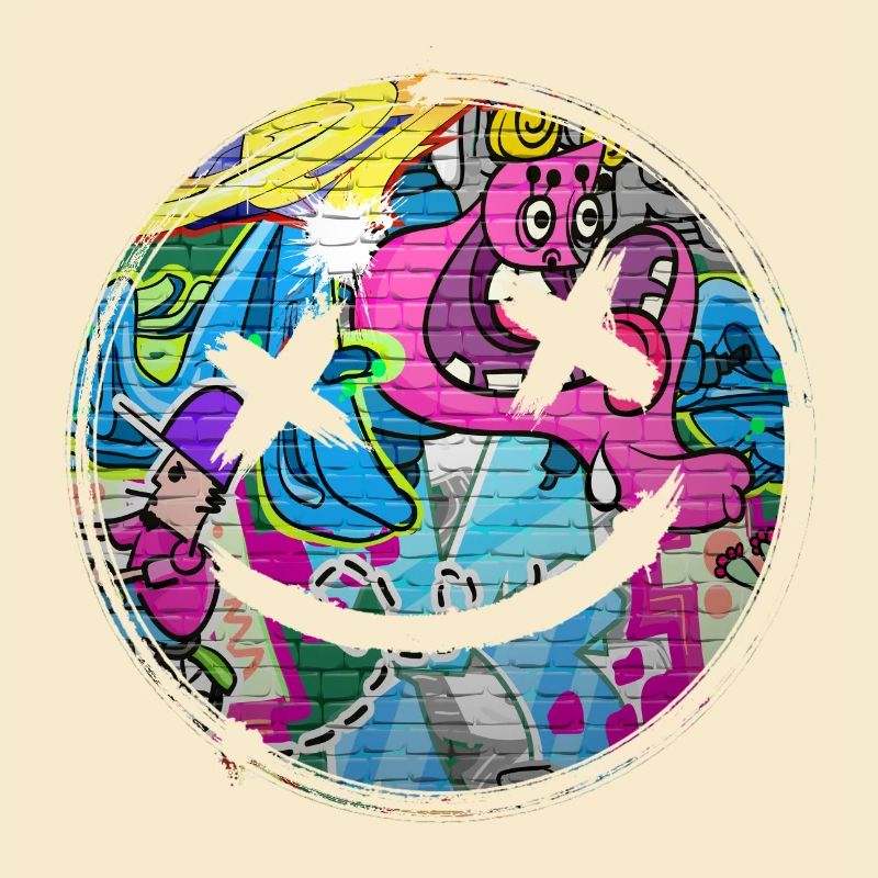Graffiti style Splash hip hop colors painter color
