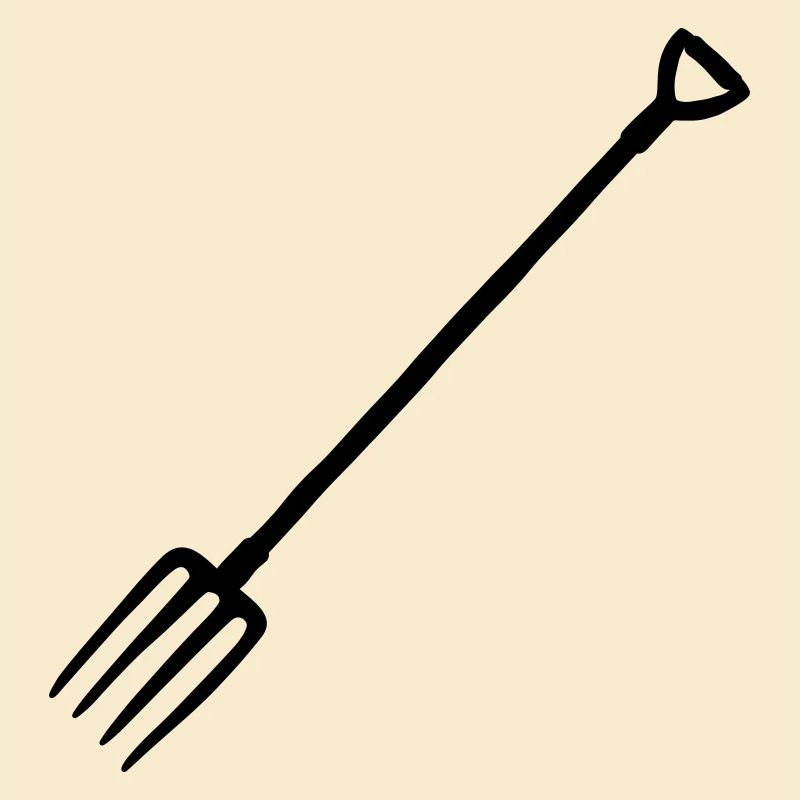 Silhouette Pitchfork Pitchfork Pitchfork
