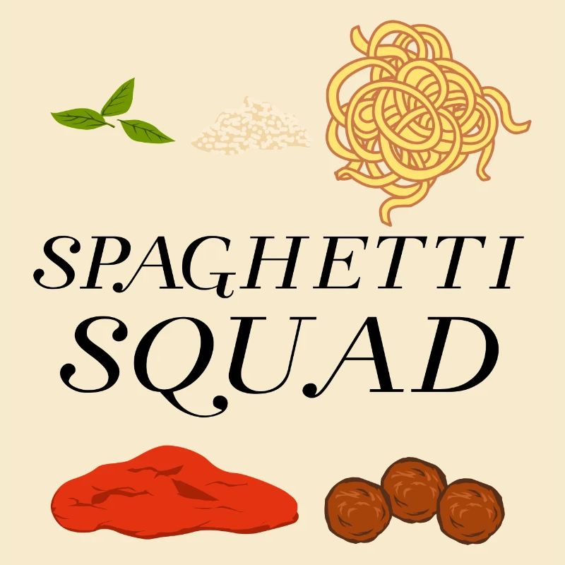 Spaghetti Squad Nudeln Nudelfächer lustiges Zitat