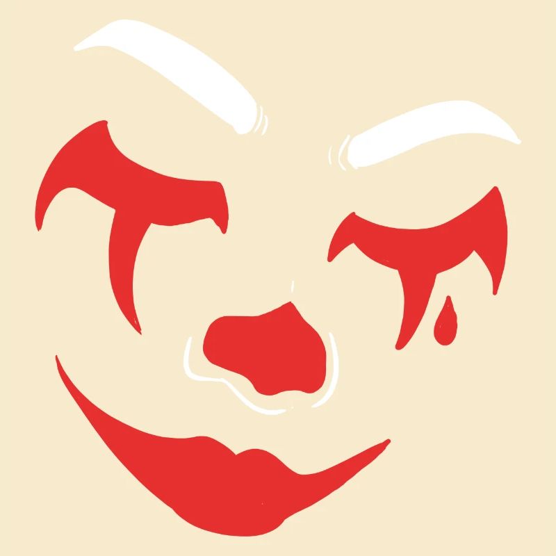 Trauriger Clown Entertainer Gift
