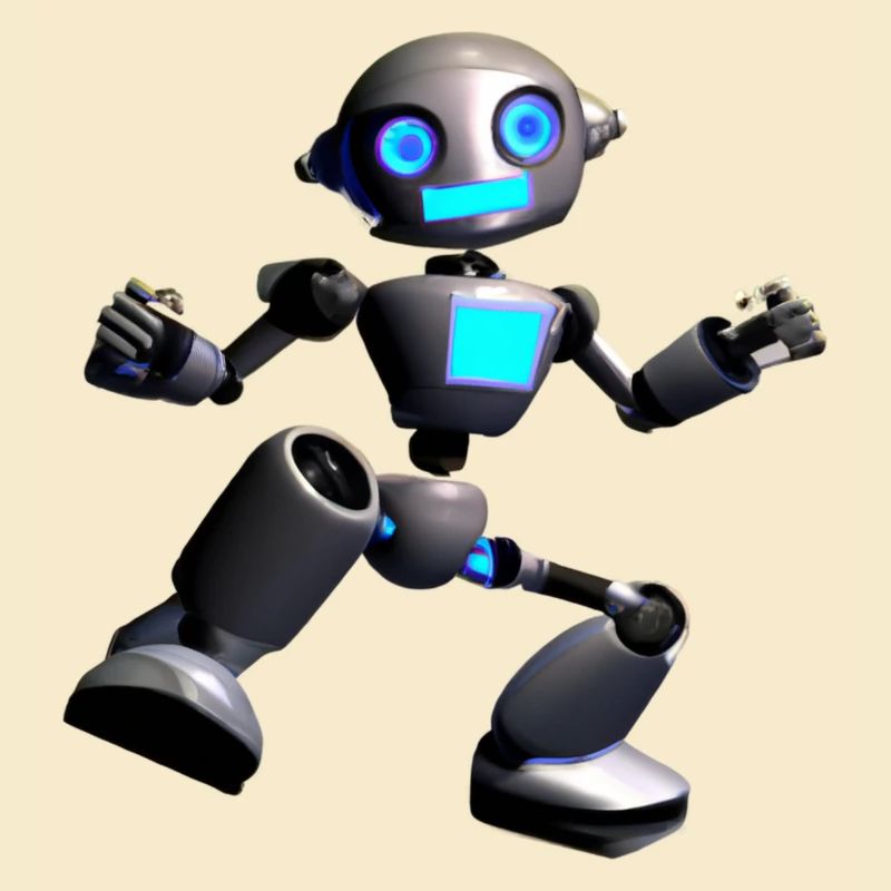 Lustiger Tanzender Roboter in 3D