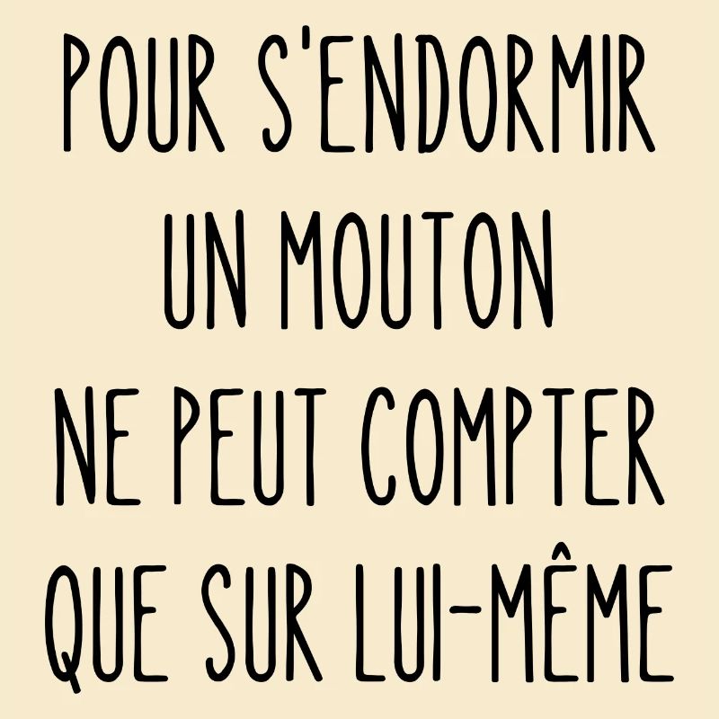 un mouton ne peut compter que sur lui-même