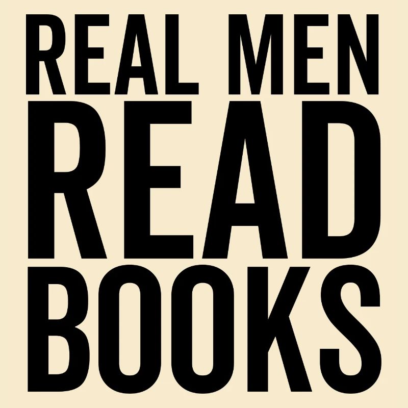 Echte Männer lesen Bücher