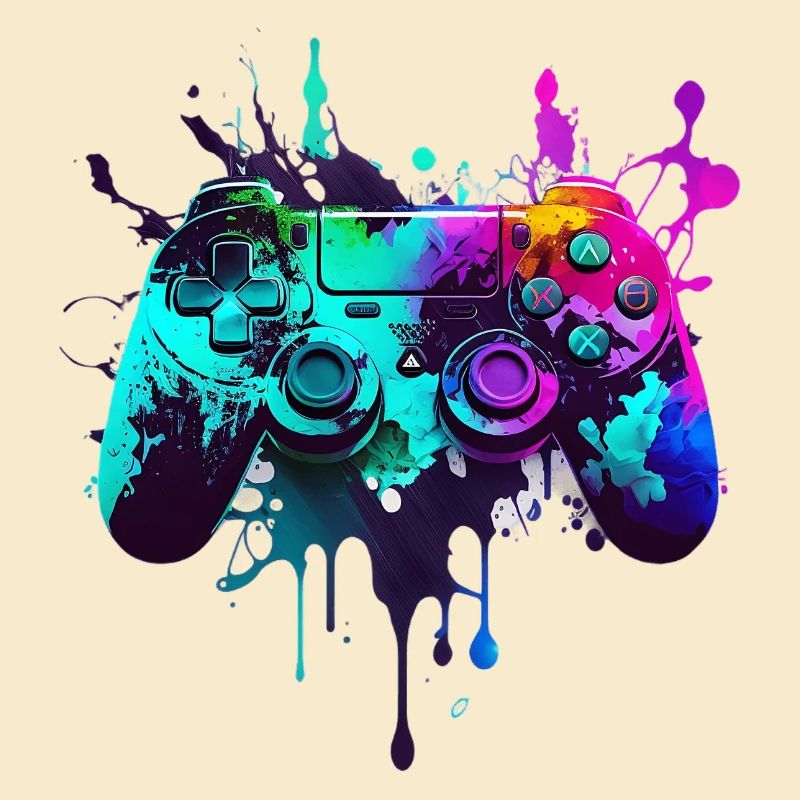Neon Gaming Controller / Kontroller