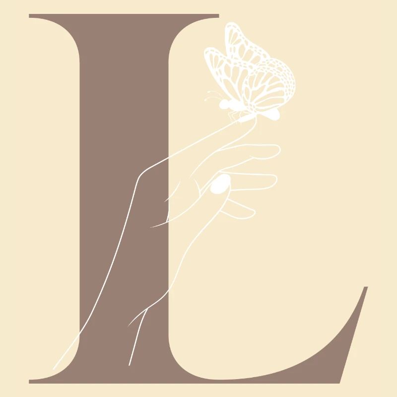Letter L Magic Butterfly