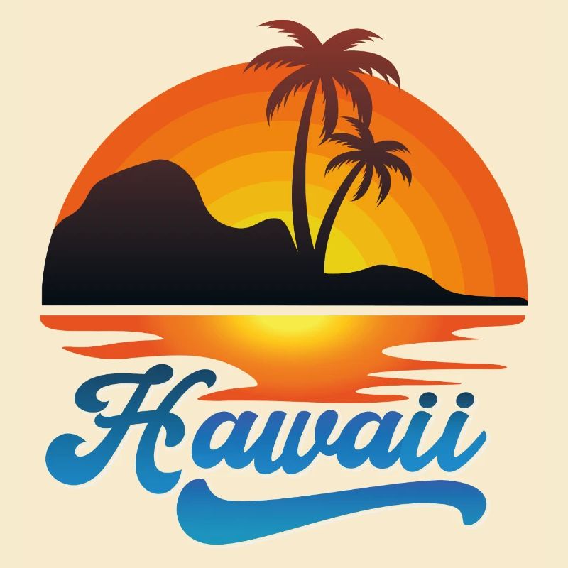 Conception de la plage d’Hawaï