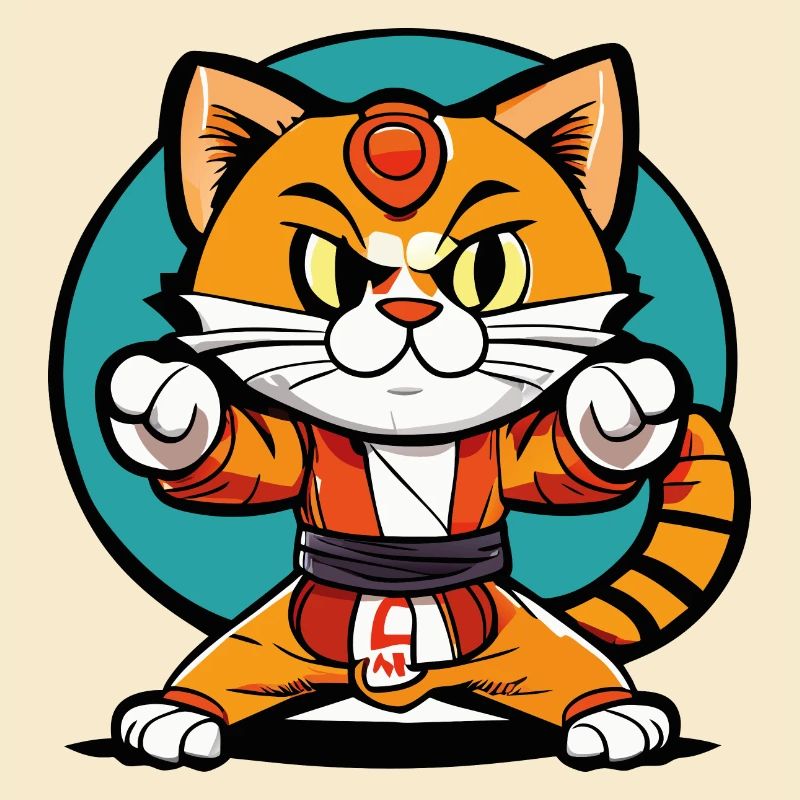 Ninja Katze Karate Kitty