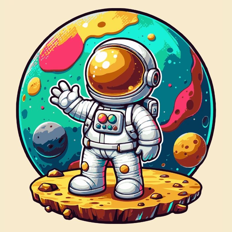 Kleiner Astronaut