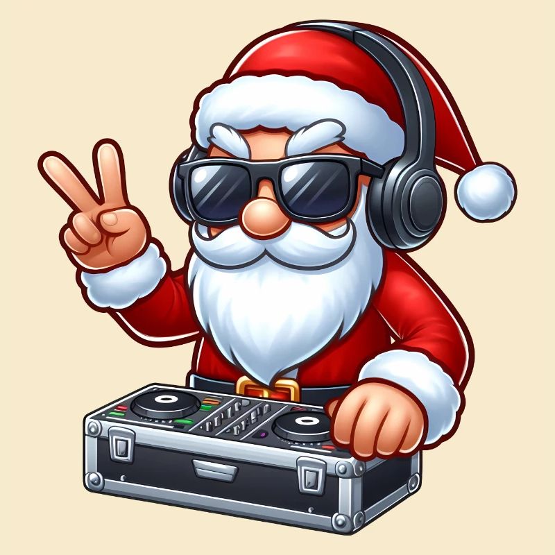 Weihnachtsmann DJ