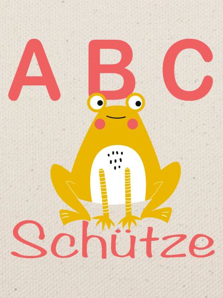 ABC-Schütze mit Frosch