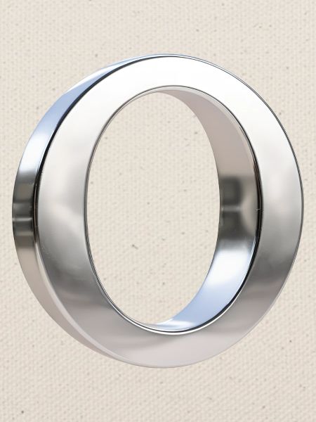 Chrome ,, O " Metallic