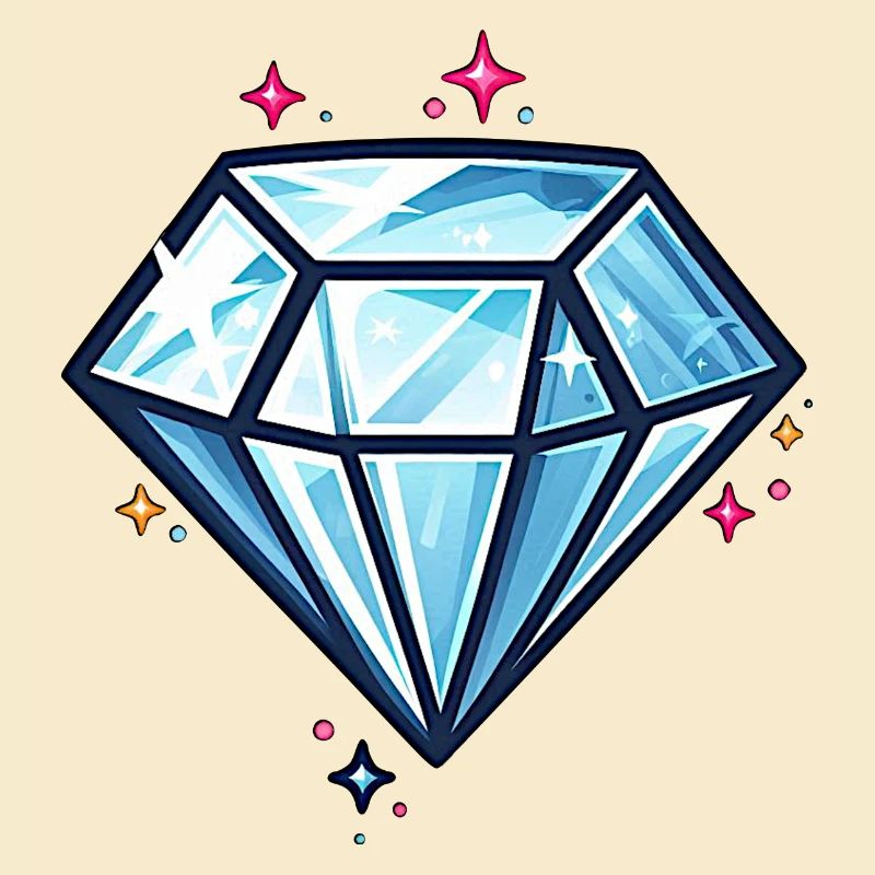 Glitzer Diamant