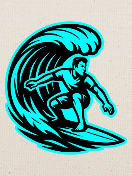 Surfer Wave Surfing