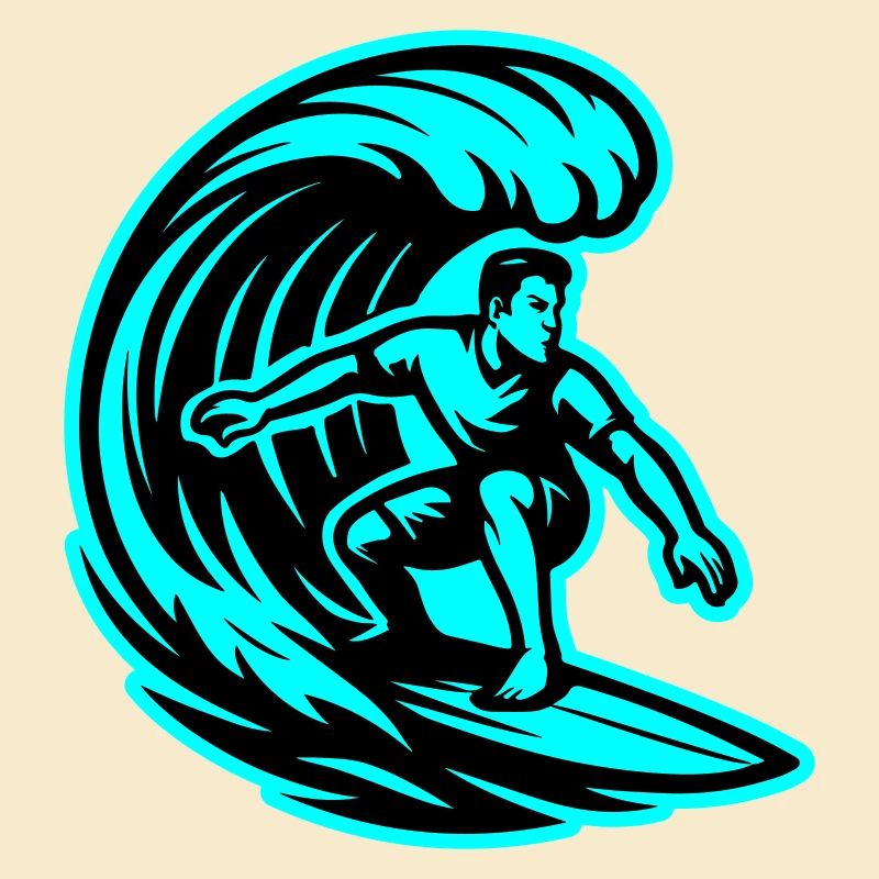 Surfeur Wave Surf
