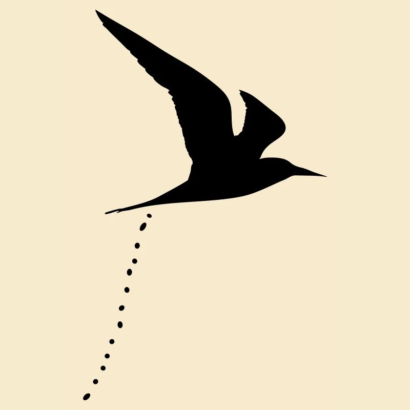 Kackvogel Bird shit vogel kacke scheiße 2c
