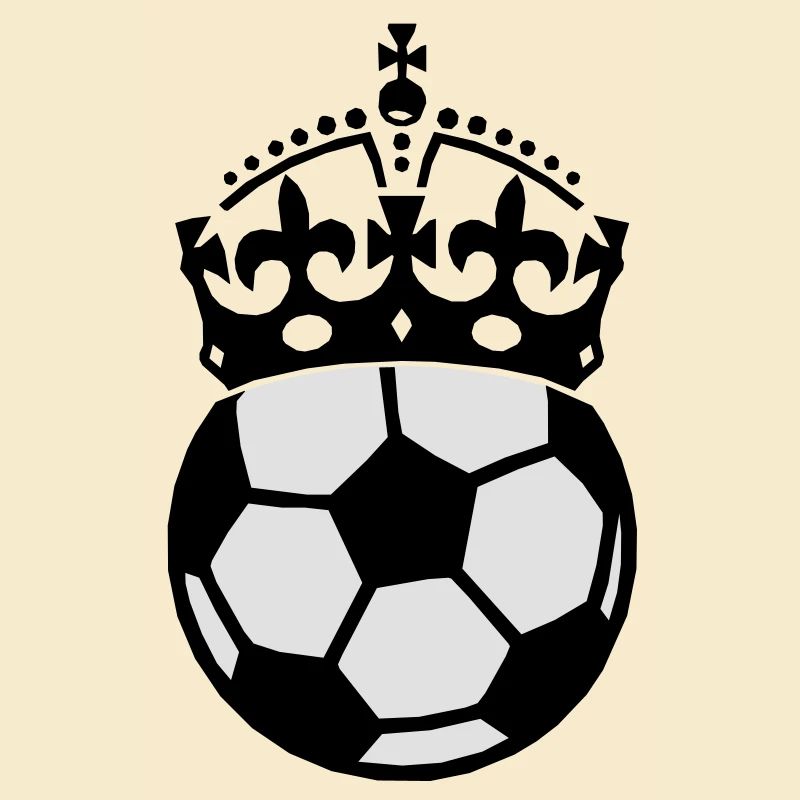 Fussball mit Krone