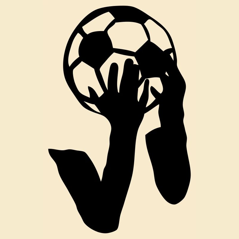 Fußball Kopfgriff Logo