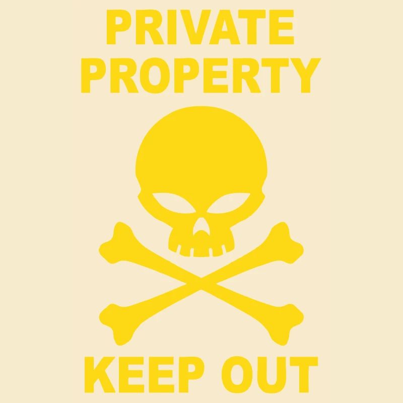 private property keep out