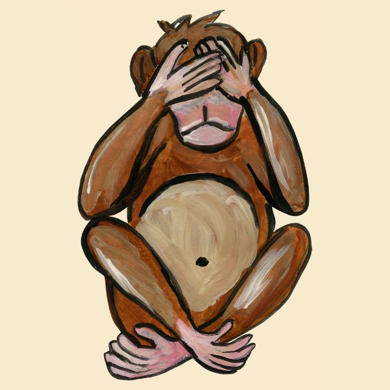 blind monkey - blind monkey - blinder affe cieca