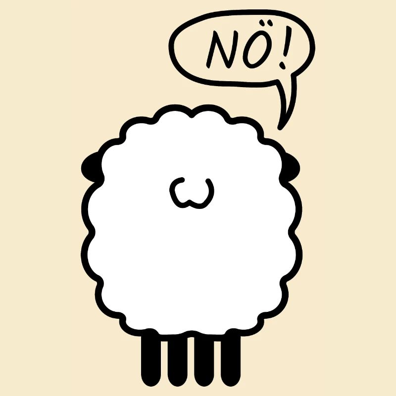 Schaf Nö! Design Geschenk
